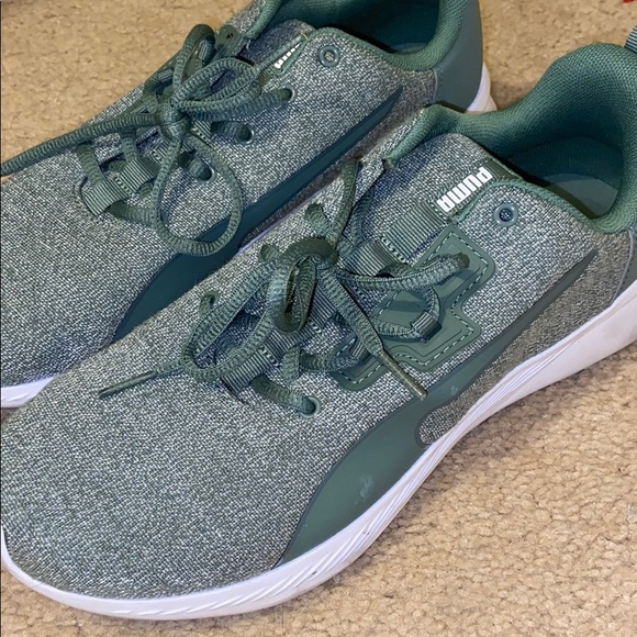 puma soft foam green